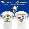 Unisex Los Angeles Rams x Helllo Kitty Night 2025 Hoodie-Blue (Updated Version)